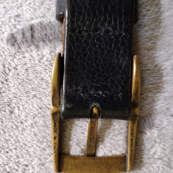 Martin Dingman Mens Belt Sz 85/34 Genuine Top Grain Leather Made by Hand in USA - Picture 5 of 8